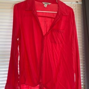 Old Navy Tie Front Top